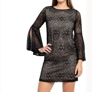 Emma & Michele | Dresses | Emma Michele Black And White Sheath Dress Crew  Neck | Poshmark